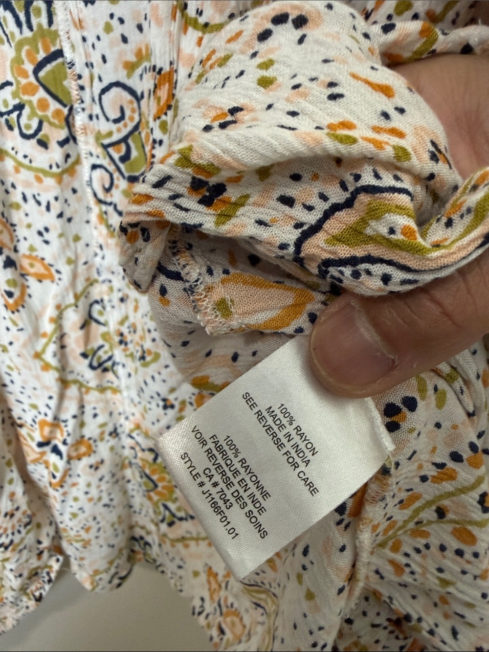 Patrons of Peace Paisley Kimono Cardigan Boho Open Front Size S - Picture 6 of 8